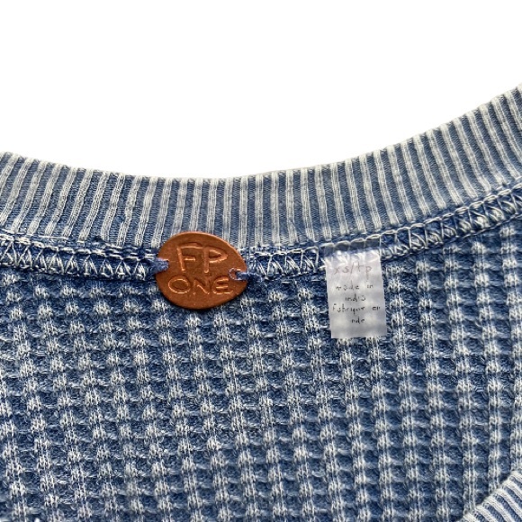 NWT Free People One Jolene Mini Dress Blue - Picture 7 of 7